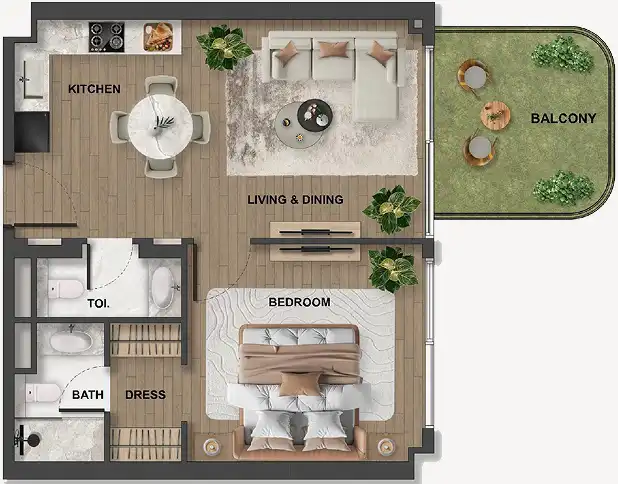 1 Bedroom